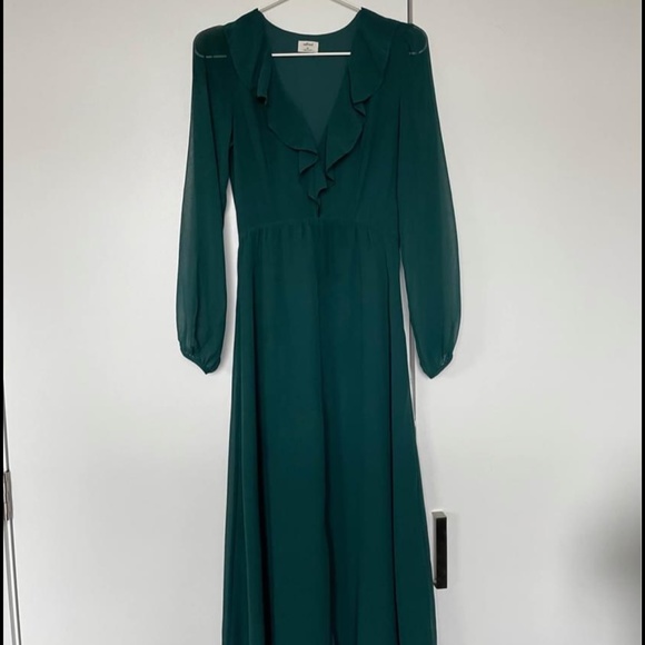 Aritzia Wilfred Longsleeve Slit Dress - Picture 3 of 4